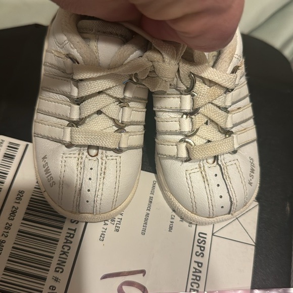 Baby K-Swiss sneakers tiny .. 2 US , 17 Eur , 1.5 UK great condition - Picture 14 of 15
